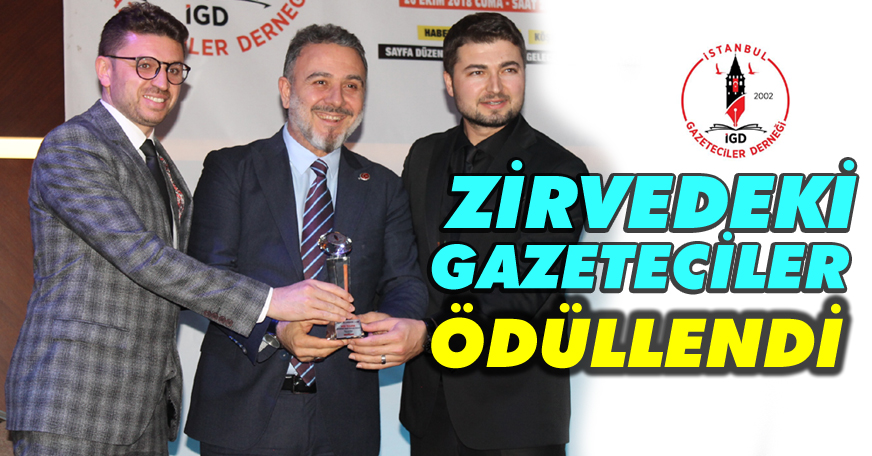 Zirvedeki Gazeteciler ödüllerini aldı