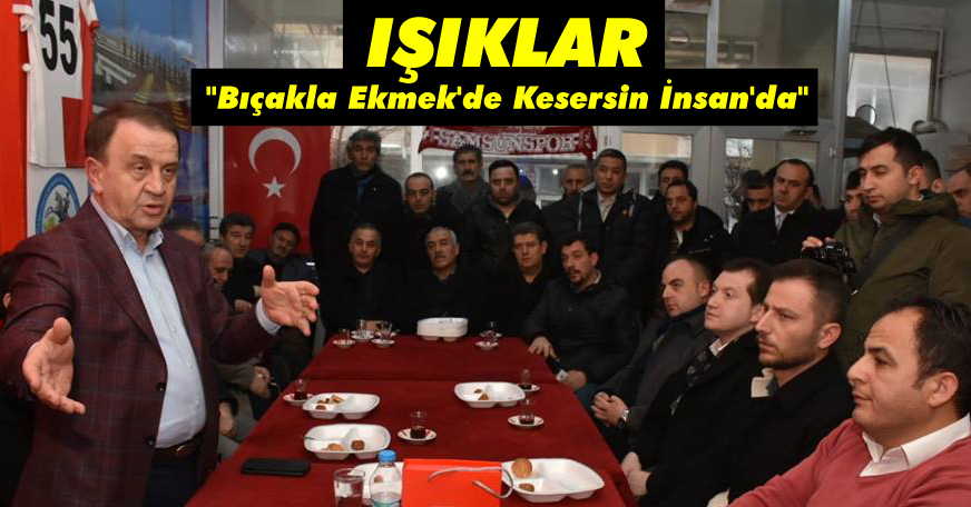 Işıklar, "Kültürle, sanatla, sporla olur"