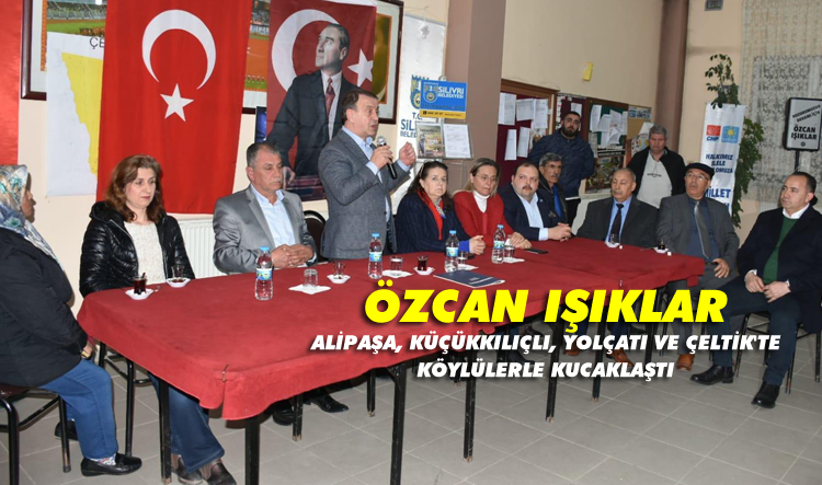 Işıklar Alipaşa,Küçükkılıçlı, Yolçatı ve Çeltik'lilerle bir araya geldi