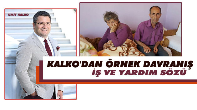 Ümit Kalko, ihtiyaç sahibi aileye sahip çıktı