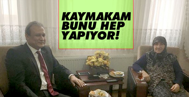 Silivri Kaymakamı Ali Partal, Şehit ailesini ziyaret etti