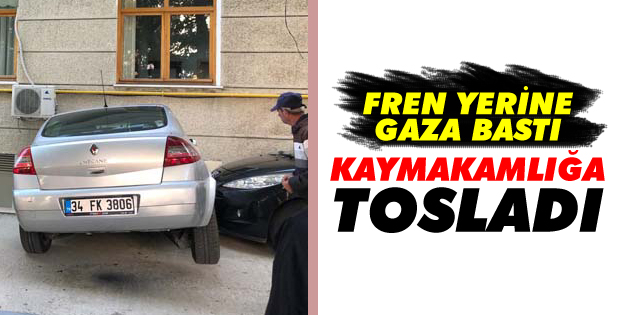 Silivri'de ilginç bir kaza yaşandı