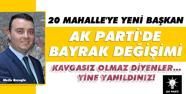 AK Parti Silivri'de bayrak değişimi