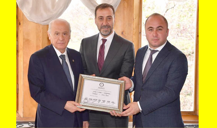 Mazbatasını aldı ve Genel Başkana gitti