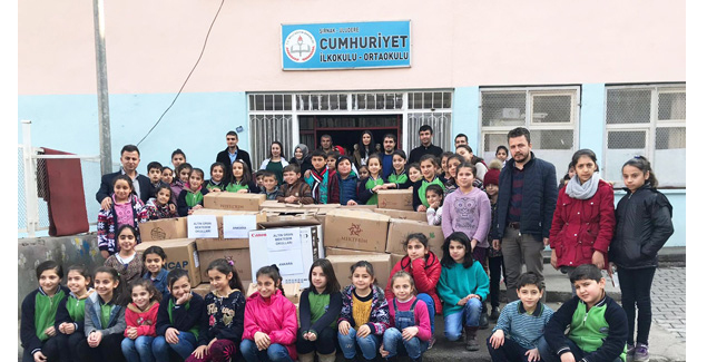 Mektebim öğrencilerinden Uludere'ye Sevgi Paketi