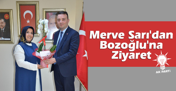 Merve Sarı'dan, Mutlu Bozoğlu'na 'hayırlı olsun' ziyareti