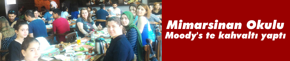 Mimarsinan okulu öğrencileri ve öğretmenleri Moody's de toplandı