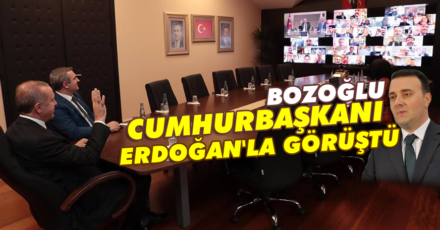 Bozoğlu, Cumhurbaşkanı Erdoğan'la görüştü
