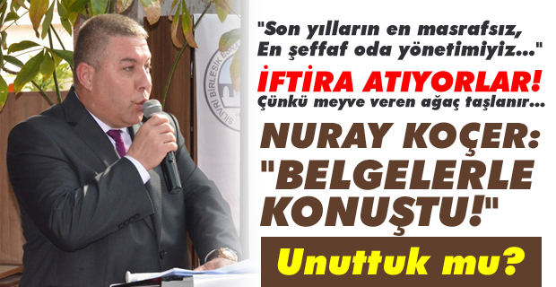 Nuray Koçer, hakkında gündeme getirilen konularla ilgili açıklama yaptı