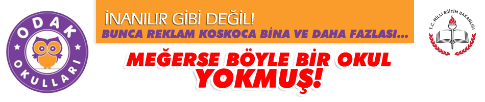 Meğerse böyle bir okul yokmuş!
