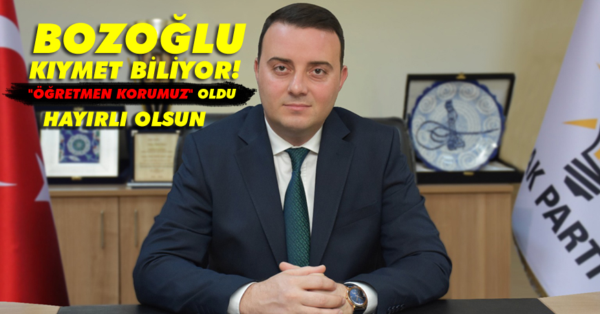 Bozoğlu'ndan öğretmenlere özel koru
