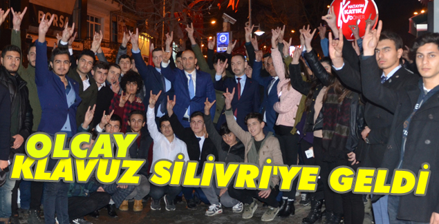 Ülkü Ocakları Başkanı Olcay Klavuz, Silivri'ye geldi