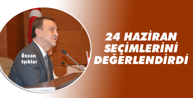 Özcan Işıklar, seçimin ardından ilk kez konuştu
