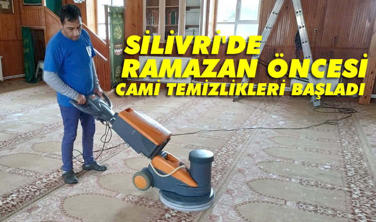 Silivri Belediyesi, ilçedeki tüm camilerde temizlik yapıyor