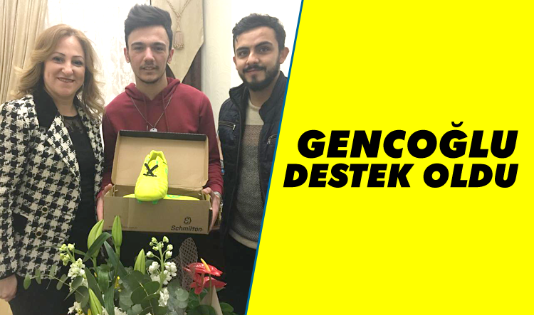 Gencoğlu, sporseverlere destek oldu