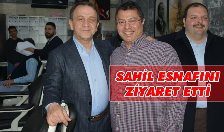 Işıklar, güne sahil esnafı ziyareti ile başladı