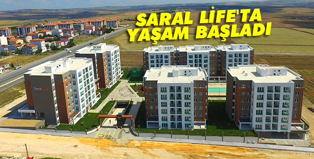 Saral Life projesi tamamlanarak daireler sahiplerine teslim edildi