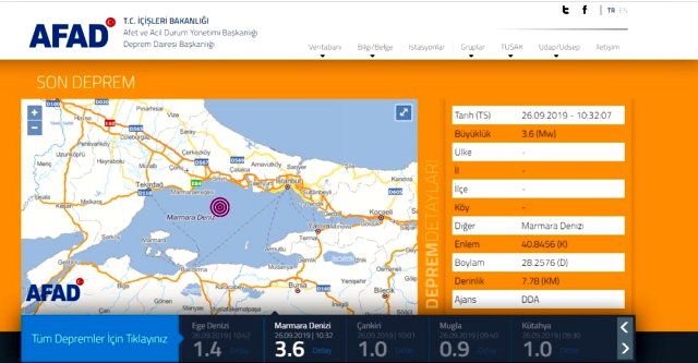 Silivri'de bir deprem daha