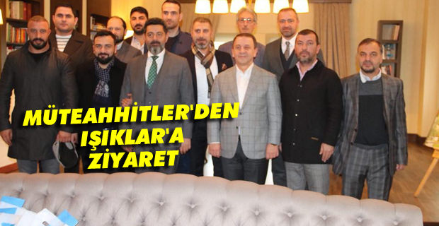 Müteahhitler Işıklar'ı ziyaret etti