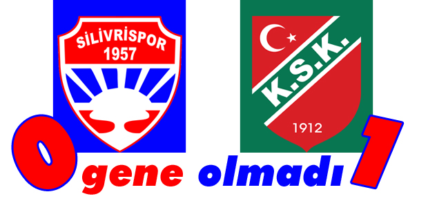 Silivrispor- Karşıyaka karşılaşması sonucu 0 - 1