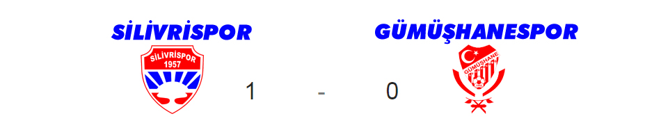 Silivrispor 1 - Gümüşhanespor 0