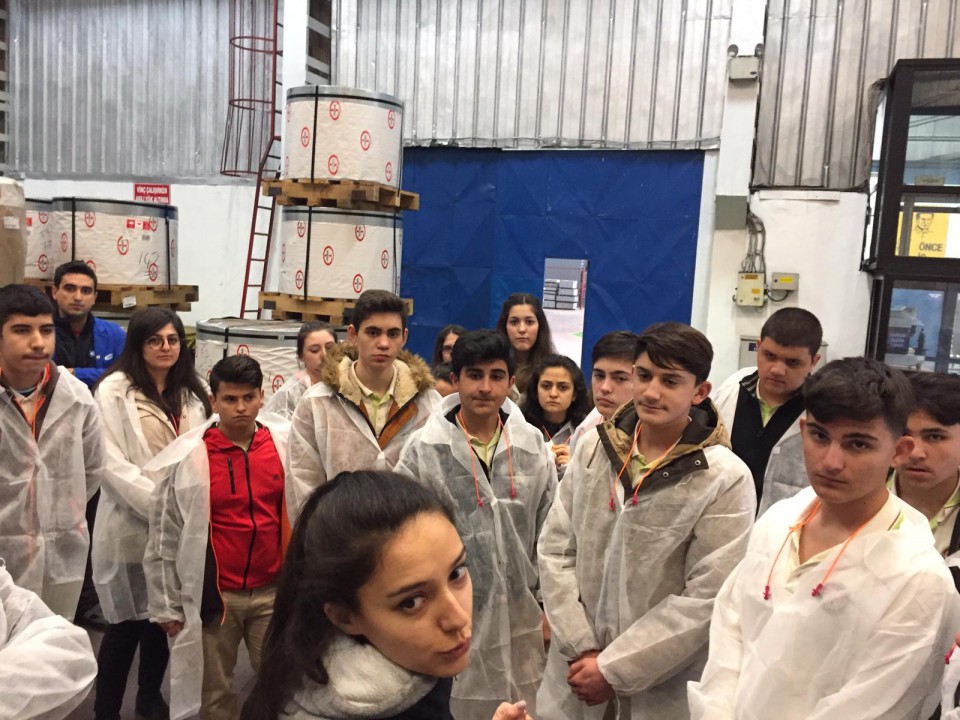 Tarım Lisesi inceleme gezilerini sürdürüyor