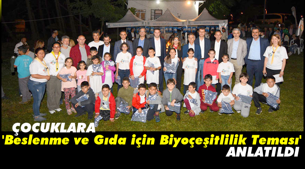 Çocuklara 'Beslenme ve Gıda için Biyoçeşitlilik' anlatıldı