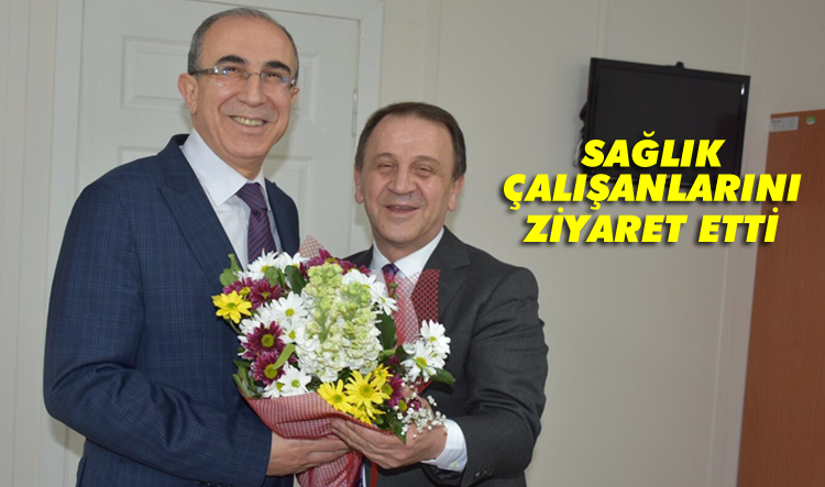 Işıklar, Sağlık çalışanlarını ziyaret etti