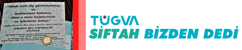 TUGVA Silivri Şubesi esnafa "siftah bizden" dedi.