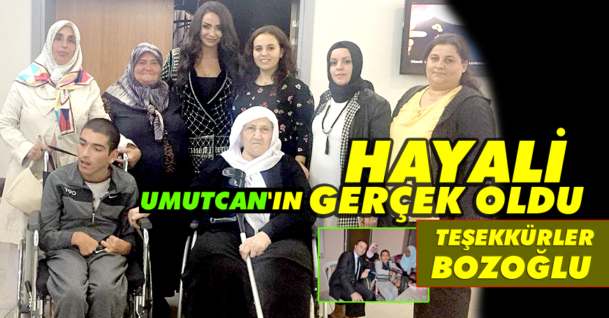 Umutcan'ın hayalini Bozoğlu gerçekleştirdi