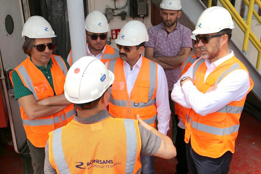Başkan Yılmaz doğalgaz depolama tesisini inceledi