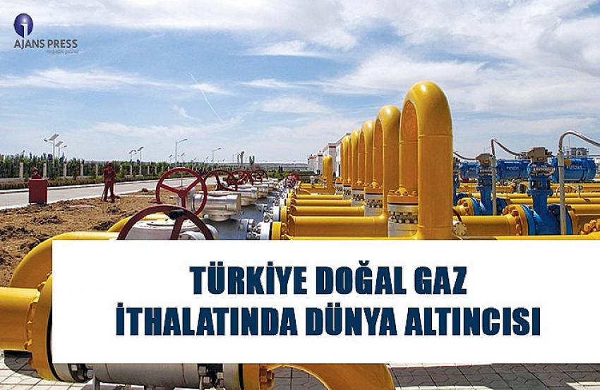 Türkiye doğal gaz ihracatında dünya