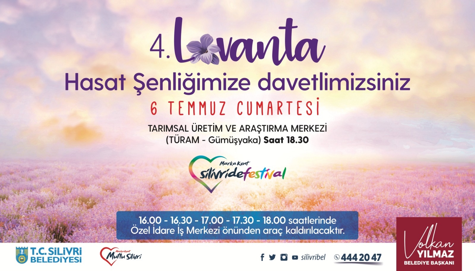 Silivri'de Lavanta Hasat Şenliği düzenlenecek