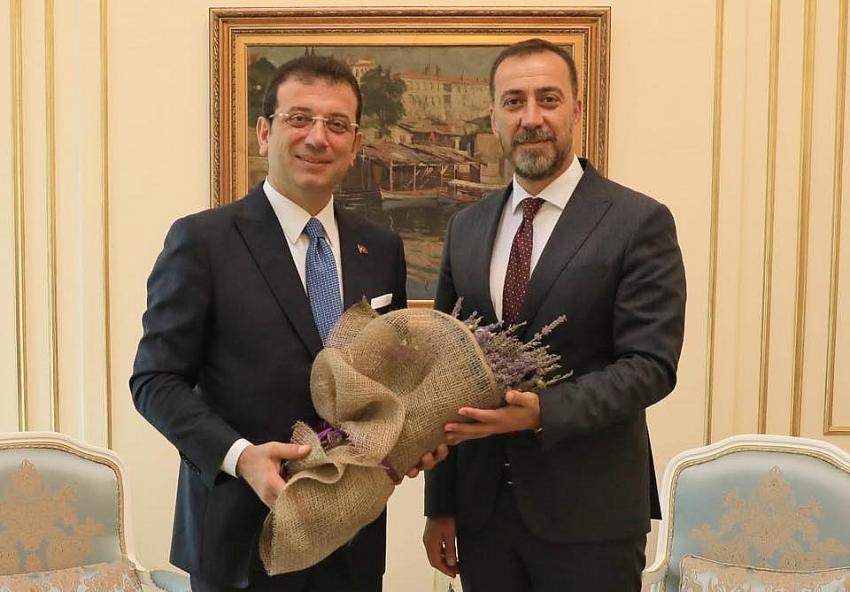 Başkan Yılmaz, Ekrem İmamoğlu'nu ziyaret etti