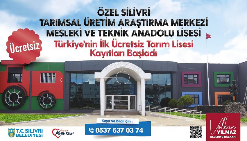Ücretsiz tarım lisesi kayıtlarına başladı