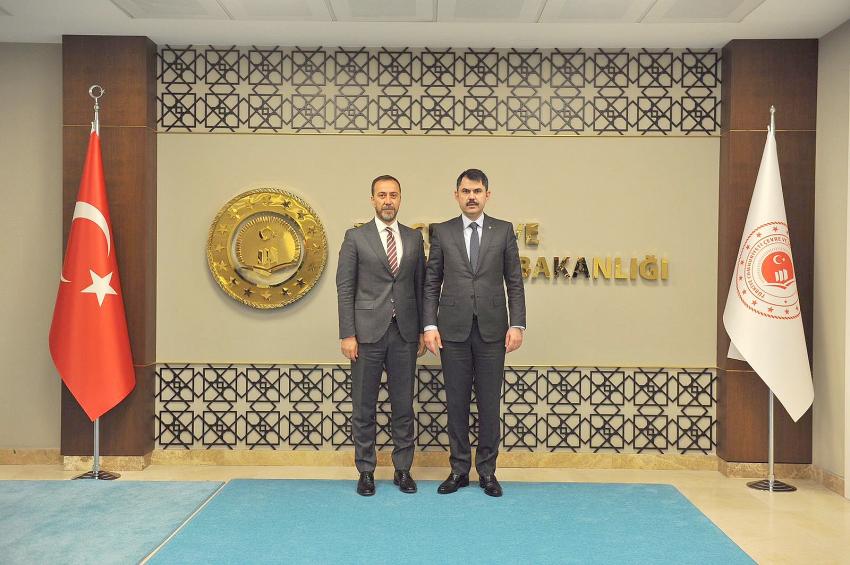 Başkan Yılmaz projelerini Ankara'ya taşıdı