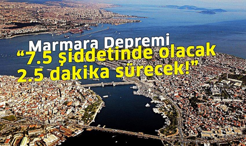 Marmara Depremi ile ilgili yeni açıklama
