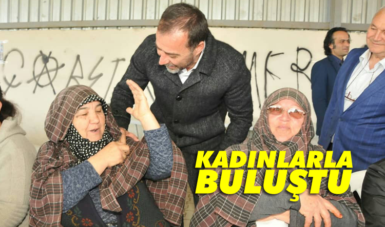 Yılmaz, Sayalar'da kadınlarla buluştu